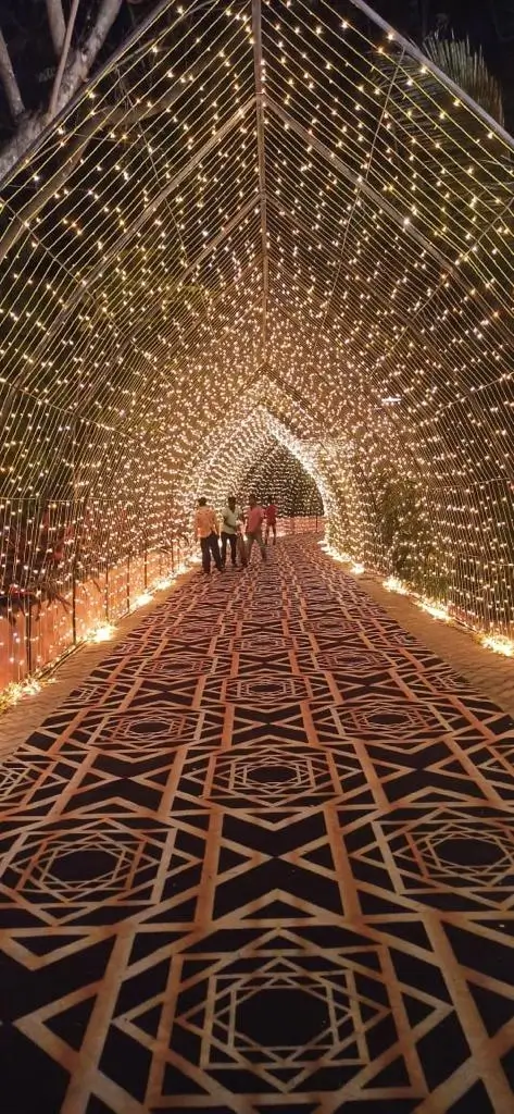 wedding pathway light decor